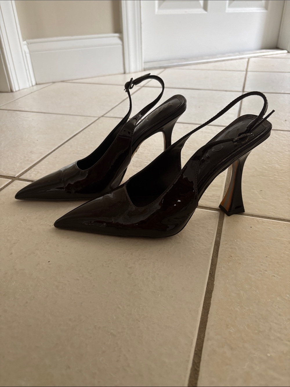 Sam Edelman Brown Slingback Heels